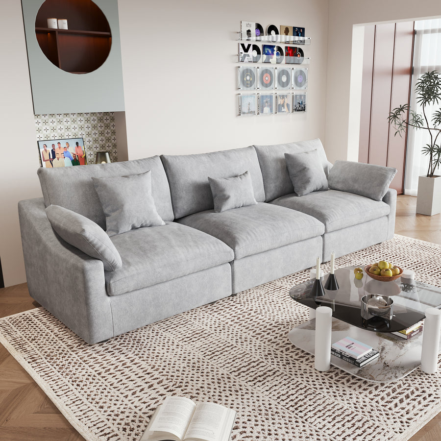 Modwell Family Lounge in light grey